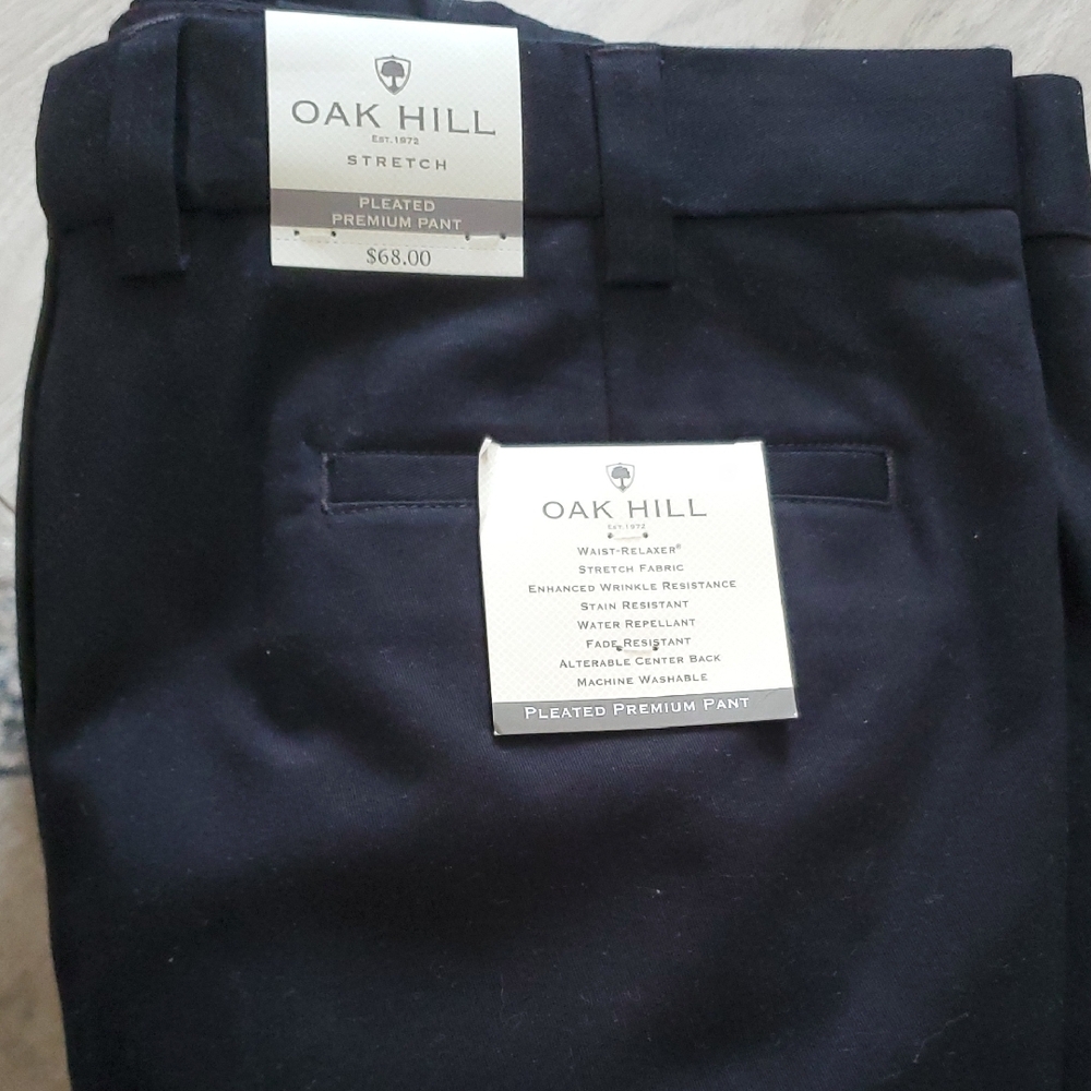 Men's Black Pleated Premium Pants